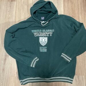 Green Gap hoodie Y2K vibe
